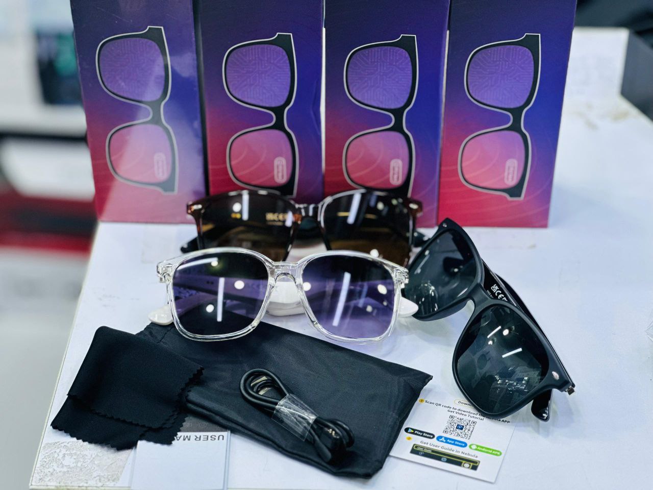 عینک مترجم  SMARTGLASSES مدل GY-500